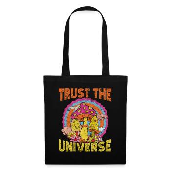 Trust The Universe Hippie Mushroom - Tote Bag - black - Front
