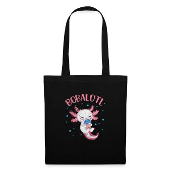 Bubble Tea Boba Tea Kawaii Cadeau - Sac en tissu - noir - Devant