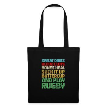 Club de rugby Équipe de rugby Football Sports Cadeau - Sac en tissu - noir - Devant