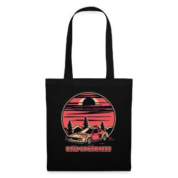 Japan JDM car road to nowhere - Tote Bag - black - Front