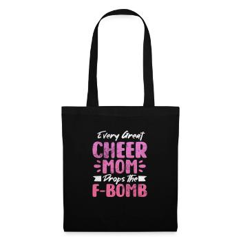 Cheerleader Cheerleading Sport Gymnastics Gift - Sac en tissu - noir - Devant