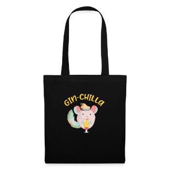Chinchilla - Sac en tissu - noir - Devant
