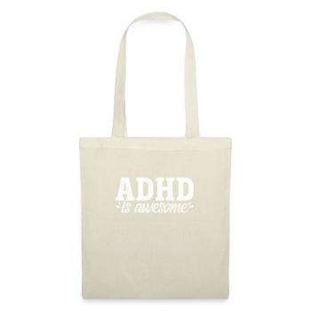 ADHS - Stoffbeutel - Natur - Vorne