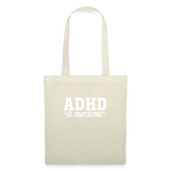 TDAH TDAH Cadeau de déficit de l’attention - Sac en tissu - nature - Devant