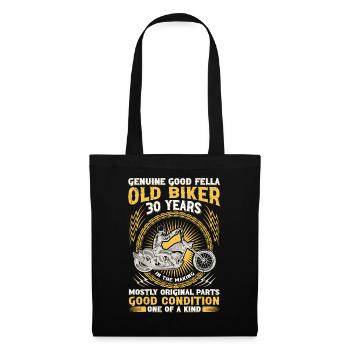 Biker Legend Since 1993 Motorcycle 30th Birthday - Stoffbeutel - Schwarz - Vorne