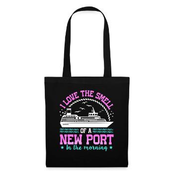 The Smell Of A New Port In The Morning Ship Cruise - Tote Bag - black - Front