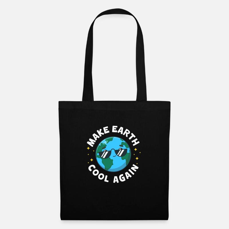 Klimawandel - Stoffbeutel - Schwarz