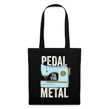 Pedal To The Metal Sewing Machine - Tote Bag - black - Front