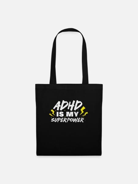 ADHD - Tote Bag - black