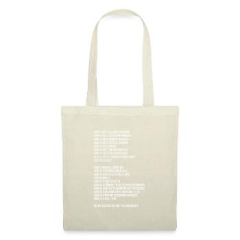 TDAH - Sac en tissu - nature - Devant