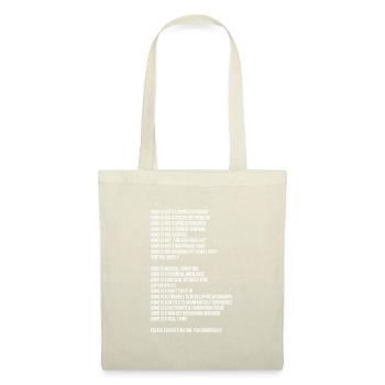 TDAH TDAH Cadeau de déficit de l’attention - Sac en tissu - nature - Devant