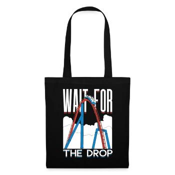 Attendez les montagnes russes Drop - Sac en tissu - noir - Devant
