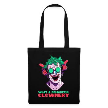What a delightful clown - Tote Bag - black - Front