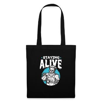 Coffee Halloween Caffeine Espresso Barista Gift - Tote Bag - black - Front