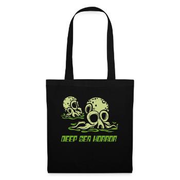 Tentacules d’horreur en haute mer - Sac en tissu - noir - Devant