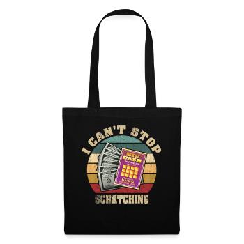 Je ne peux pas arrêter de gratter - Sac en tissu - noir - Devant
