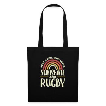 Club de rugby Équipe de rugby Football Sport Cadeau - Sac en tissu - noir - Devant