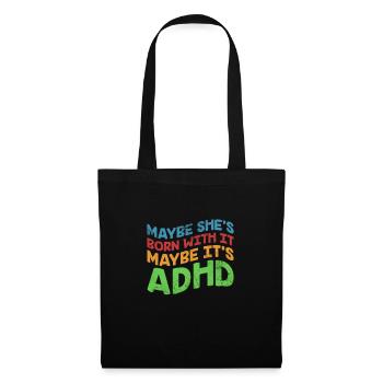 ADHS - Stoffbeutel - Schwarz - Vorne