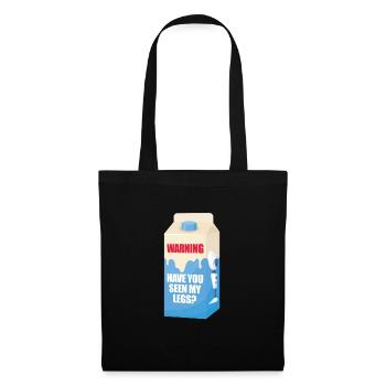 Amputation Amputieren Prothese Geschenk - Stoffbeutel - Schwarz - Vorne