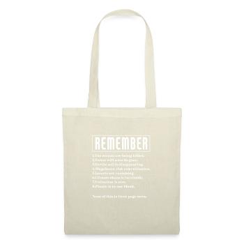 Changement climatique - Sac en tissu - nature - Devant