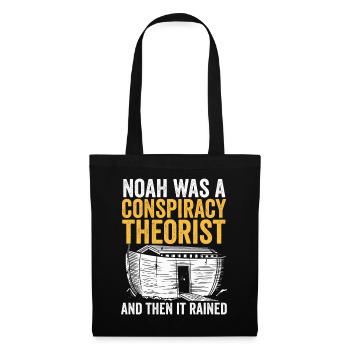 Noah Was A Conspiracy Theorist And The It Rained - Tote Bag - black - Front