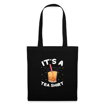 Bubble Tea - Stoffbeutel - Schwarz - Vorne
