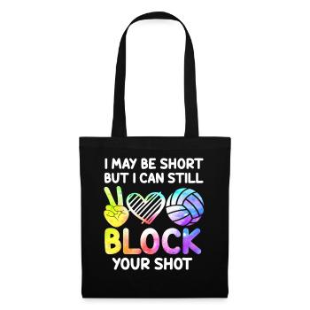 I Can Block Your Shot Beach Volleyball - Tote Bag - black - Front