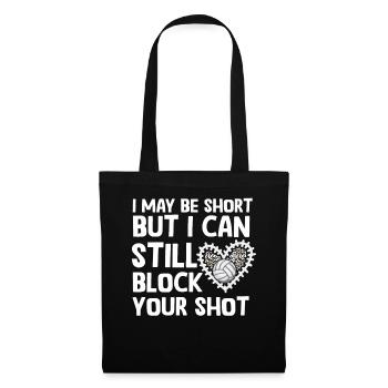 I Can Block Your Shot Beach Volleyball - Tote Bag - black - Front