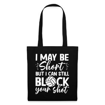 Je peux bloquer votre tir Volleyball de plage - Sac en tissu - noir - Devant