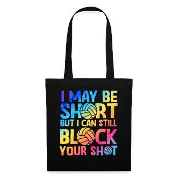 I Can Block Your Shot Beach Volleyball - Tote Bag - black - Front
