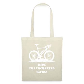 Unbekannte Wege – Gravel Bike - Stoffbeutel - Natur - Vorne