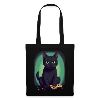 Gamer Black Cat Gaming Bombay Cats Gambler - Sac en tissu - noir - Devant