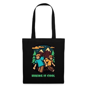 We love hiking – hiking is cool - Tote Bag - black - Front