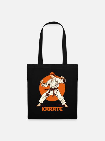 Karate - Stoffbeutel - Schwarz