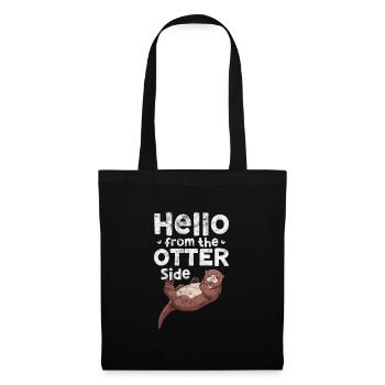 Otter - Stoffbeutel - Schwarz - Vorne