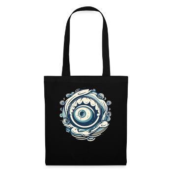 Aqua Wave Oeil - Sac en tissu - noir - Devant