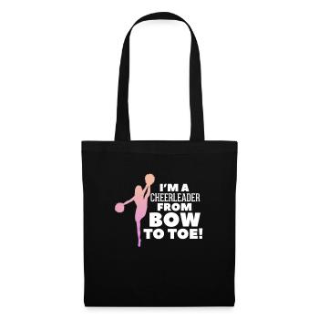 Cheerleader - Sac en tissu - noir - Devant