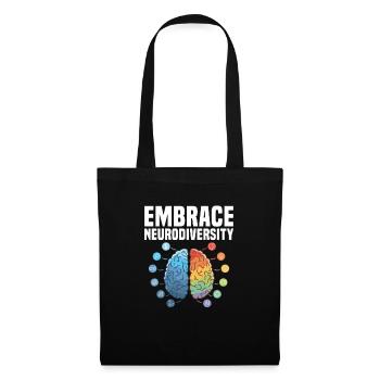 TDAH TDAH Cadeau de déficit de l’attention - Sac en tissu - noir - Devant