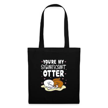 Otter Sea Otter Otter Gift - Tote Bag - black - Front