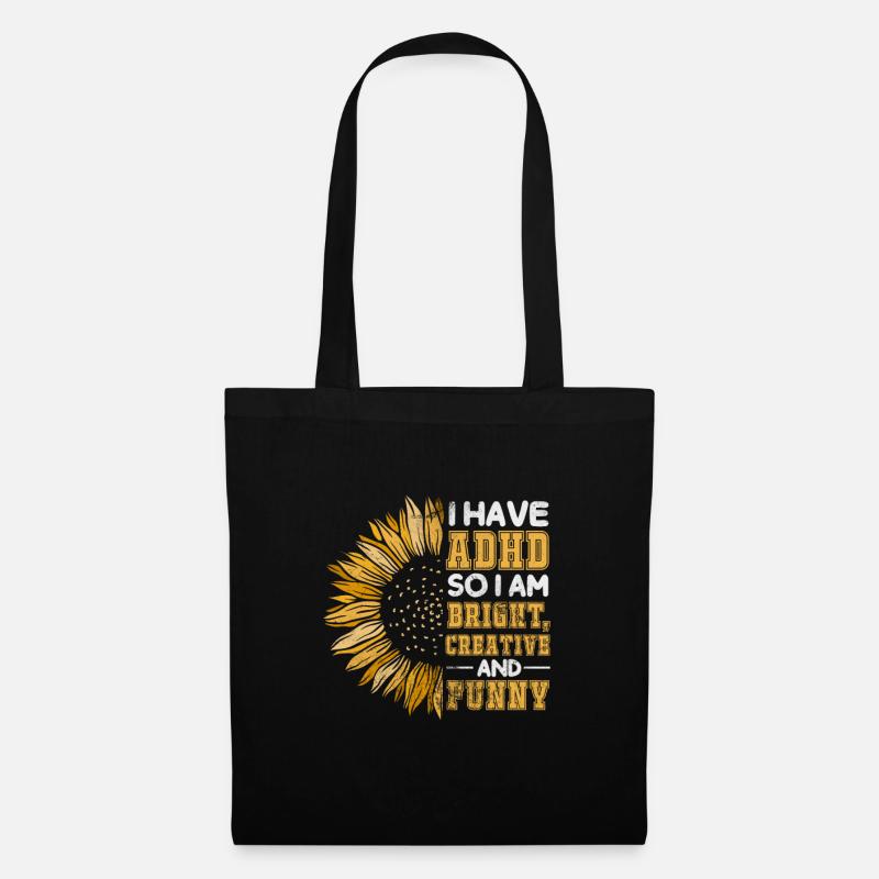 ADHD - Tote Bag - black