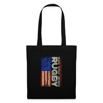 Club de rugby Équipe de rugby Football Sport Cadeau - Sac en tissu - noir - Devant