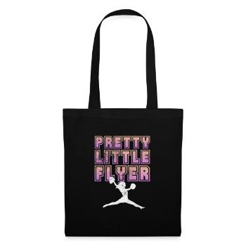 Cheerleader Cheerleading Sport Gymnastik Geschenk - Stoffbeutel - Schwarz - Vorne