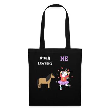 Other Lawyers Me Unicorn Horse - Tote Bag - black - Front
