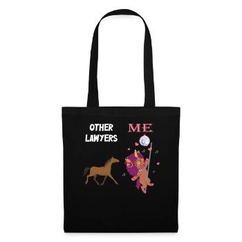 Other Lawyers Me Unicorn Horse - Tote Bag - black - Front