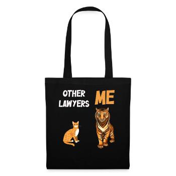 Other Lawyers Me Tiger Cat - Tote Bag - black - Front