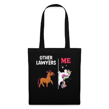 Other Lawyers Me Unicorn Horse - Tote Bag - black - Front