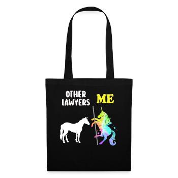 Other Lawyers Me Unicorn Horse - Tote Bag - black - Front