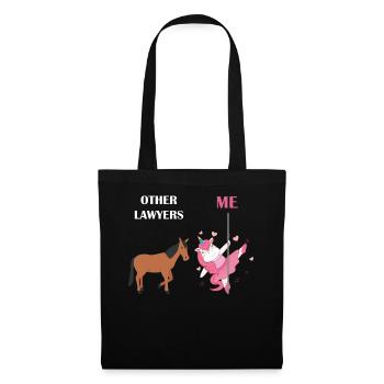 Other Lawyers Me Unicorn Horse - Tote Bag - black - Front