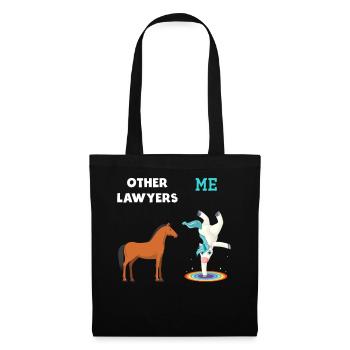 Other Lawyers Me Unicorn Horse - Tote Bag - black - Front