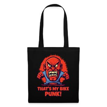 C’est mon vélo, punk ! - Sac en tissu - noir - Devant